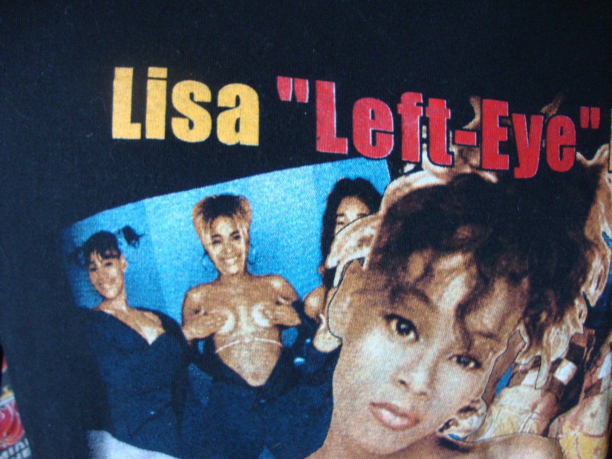 ヴィンテージ TLC リサ レフト アイ ロペス RAP Tシャツ 2002