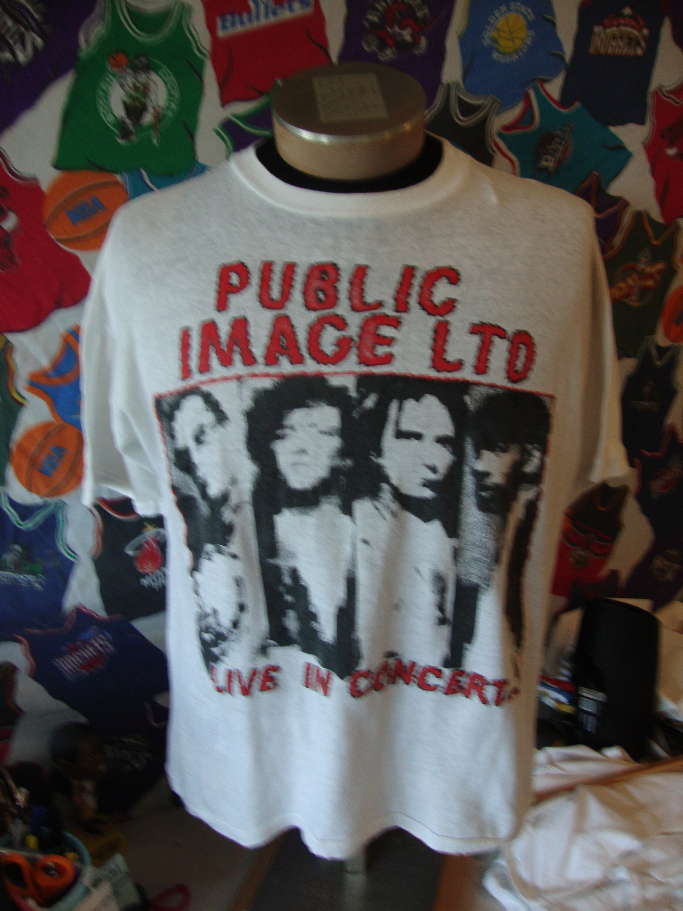 Vintage 80's Public Image Limited PIL Tour T Shirt L - Etsy 日本