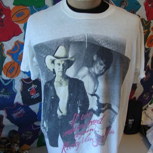 Vintage 90s Ricky Van Shelton If We Never Meet Again... Concert Tour T Shirt L