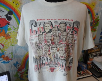 Chicago Bulls Vintage 90s 1997 NBA Champs T-shirt - Single Stitch