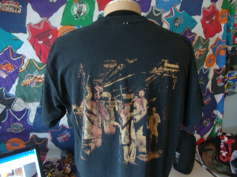 ALSTYLE Mudvayne Band Ringer T-Shirt, Men's Size Medium cotton gray type Vintage Second Hand main image 0
