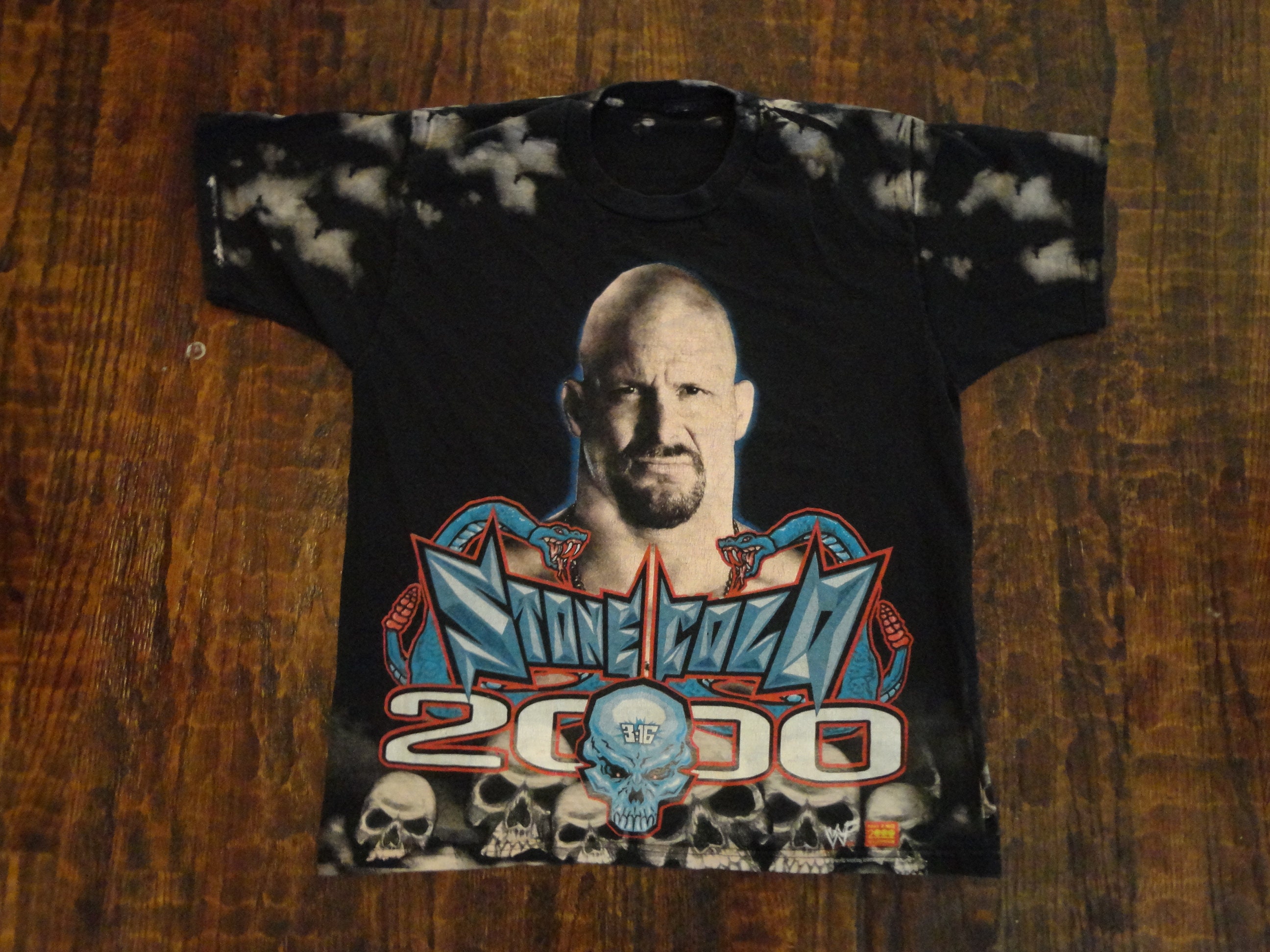 Vintage Stone Cold Steve Austin 2000 All Over Print AOP WWF