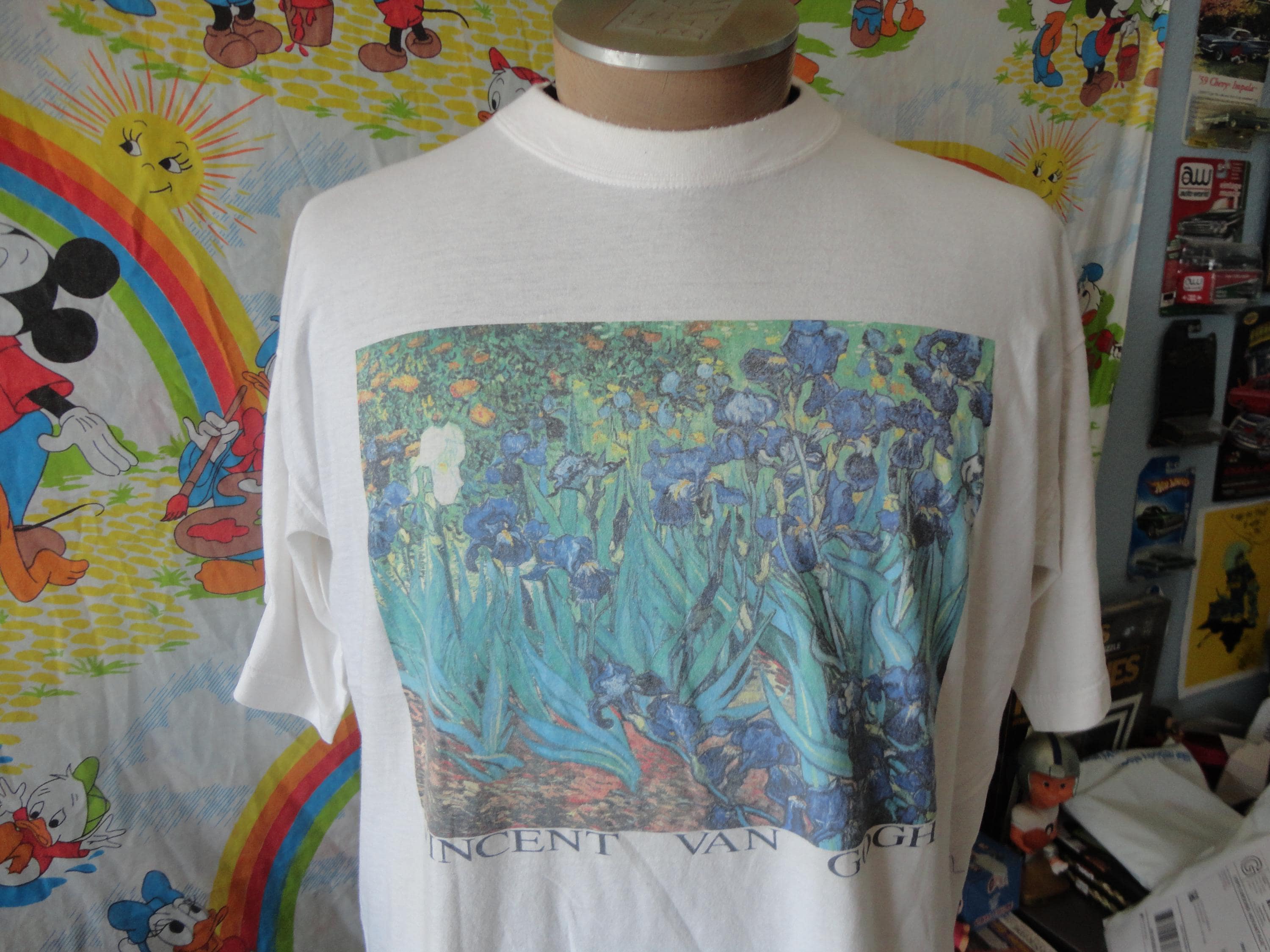 ヴィンテージ ヴィンセント ヴァン ゴッホ アイリス アート T シャツ