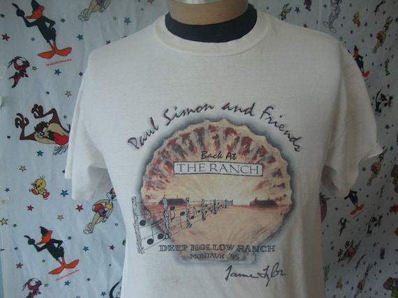 Vintage 90's PAUL SIMON 1995 James Taylor Tommy H… - image 1