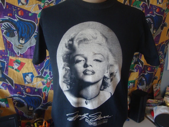 90s Marilyn Monroe Tシャツ　ヴィンテージ　ブラック　1994 Vintage Style Marilyn Monroe 90s Graphic Rap T-shirt Large