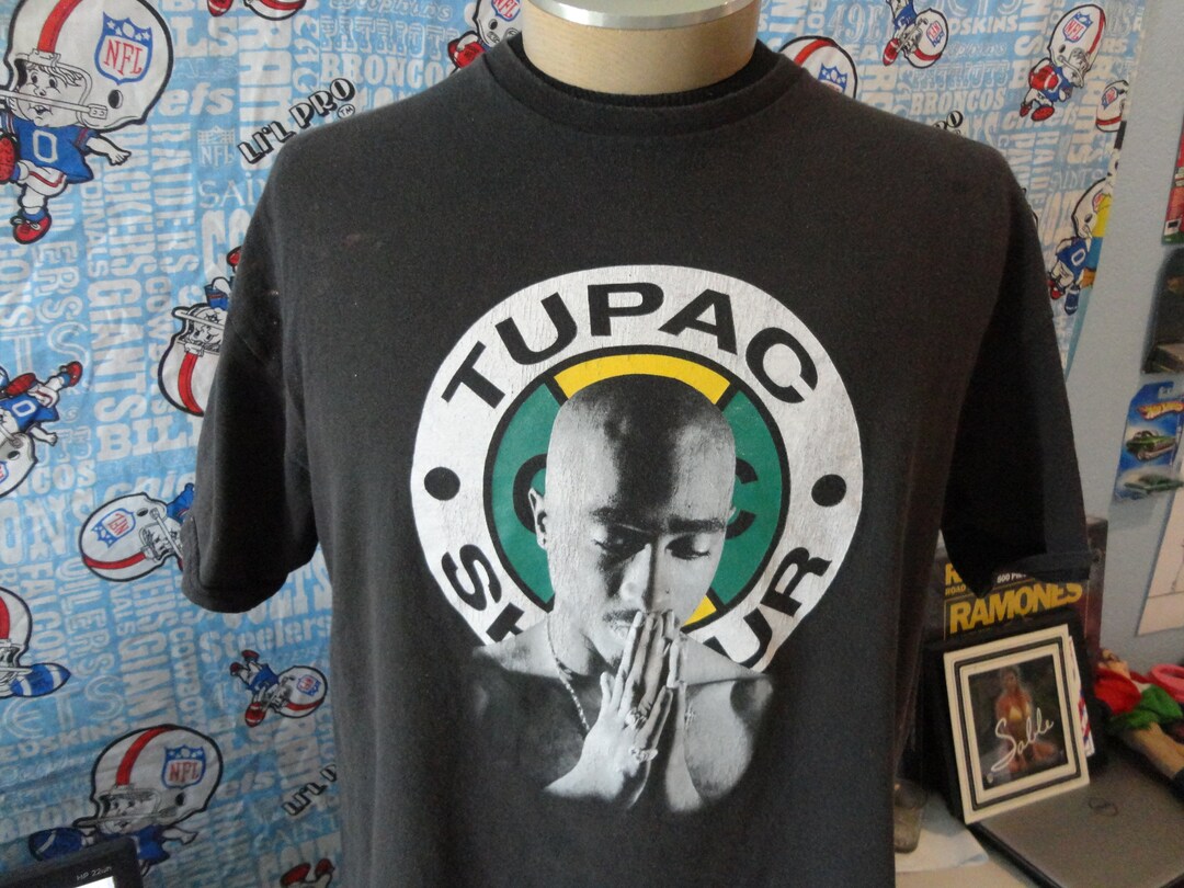 Tupac Shakur Cross Colours Black T Shirt Size XL - Etsy