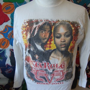 Vintage Eve And Ja Rule Tour Rap Tee Ruff Ryders Murder Inc. Concert Tour Long sleeve T Shirt L