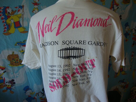 Vintage 90's NEIL DIAMOND 1992 Madison Square Gar… - image 2