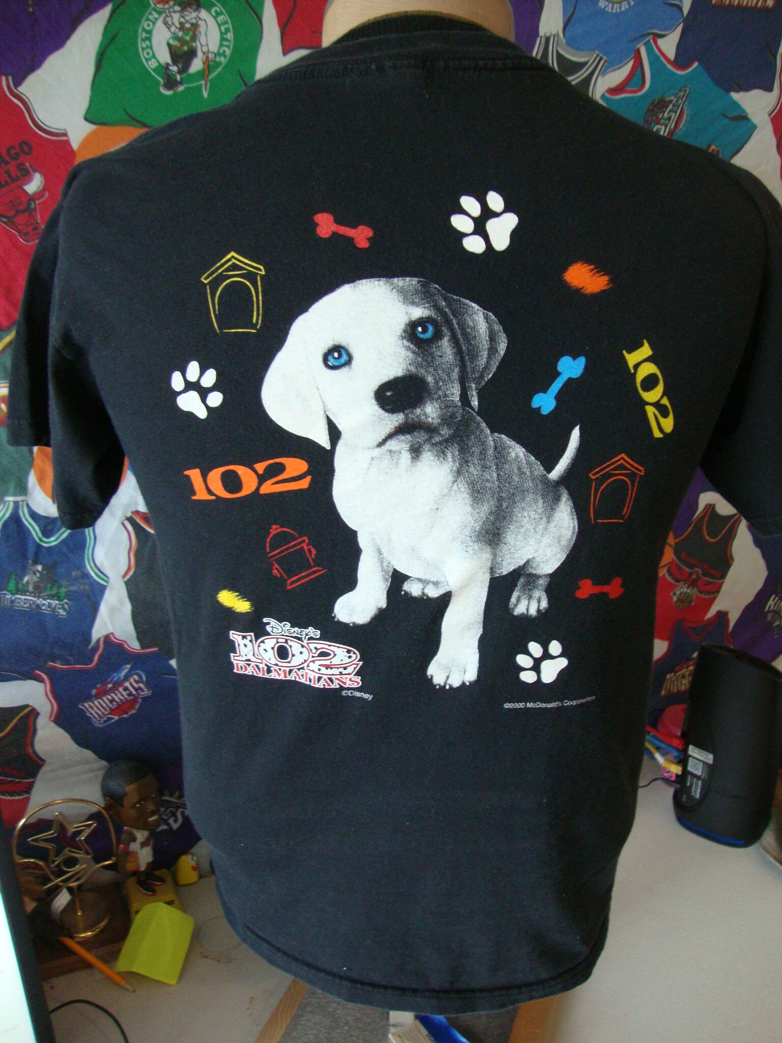 Vintage Mcdonalds Disney 102 Dalmatians 2000 Movie Promo T Shirt M 