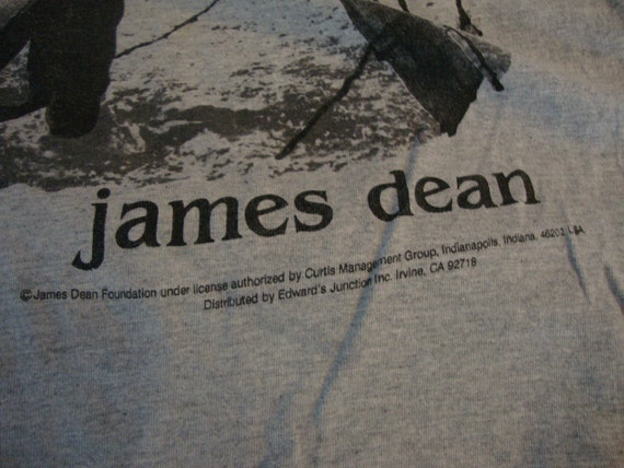 Vintage 90's James Dean Giant Movie Star T Shirt … - image 3