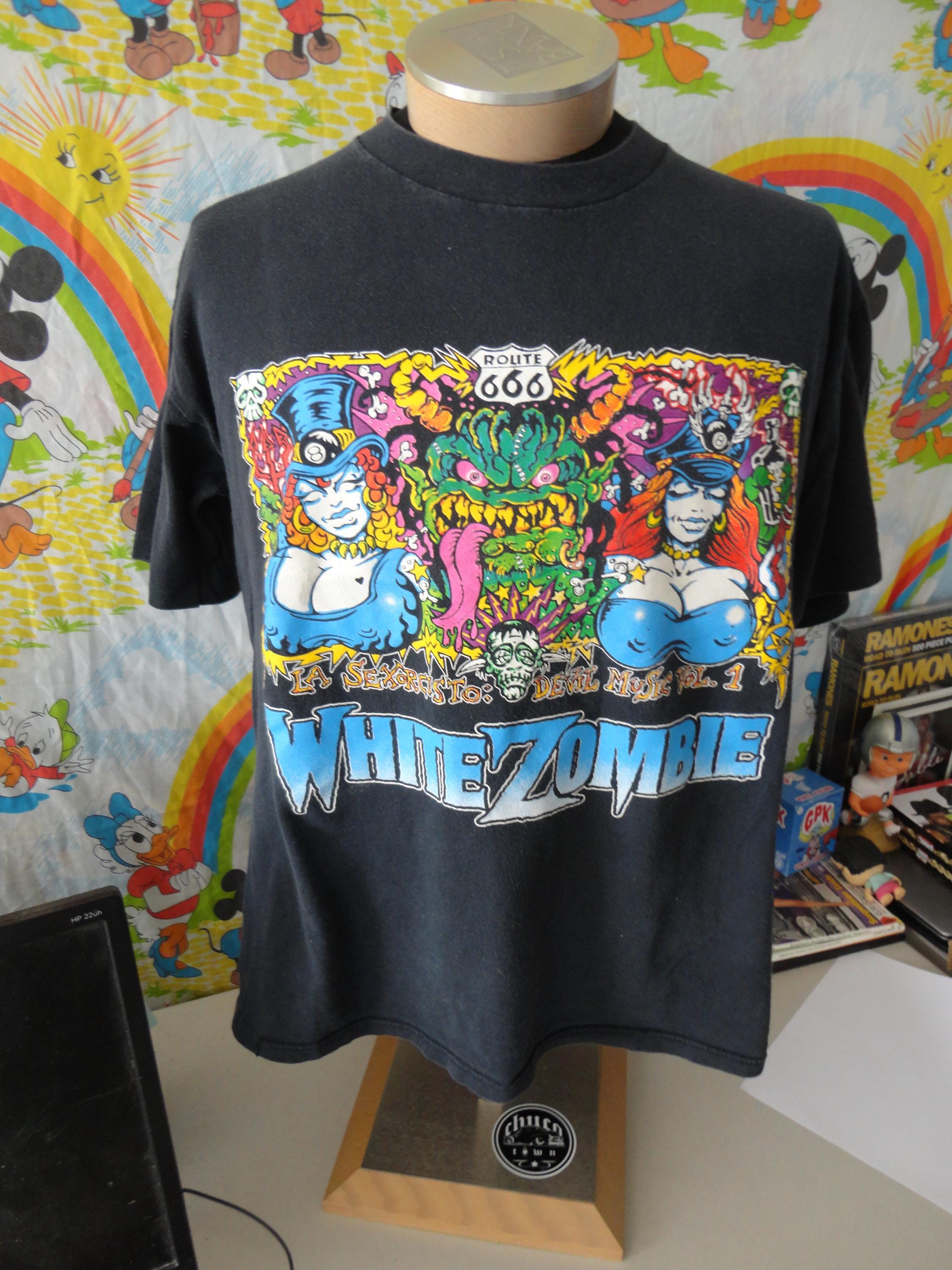 Vintage 90's White Zombie La Sexorcisto 1992 1993 1994 Tour Rob