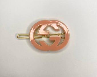 Beautiful authentic Gucci Double GG Hair Clip New GUCCI CRYSTAL INTERLOCKING G HAIR CLIP | eBay main image 4