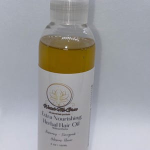 Extra Nourishing Rosemary + Fenugreek+ Hibiscus Flower Herbal Hair Oil W/O Herbs