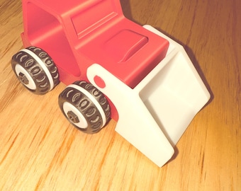 Toy bulldozer, push along toy for all ages