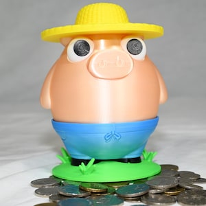 Farmer Pig money box / piggy bank