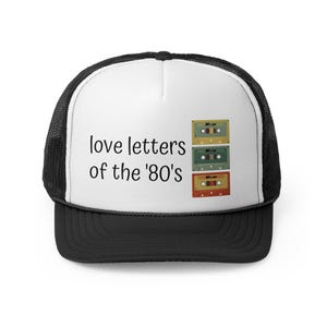 Bonés Trucker - Boné Vintage com Fitas Mistas Retrô dos Anos 80, Presente para Amantes da Música, Snapback Ajustável, Moda Hipster, Acessório para Festivais de Música