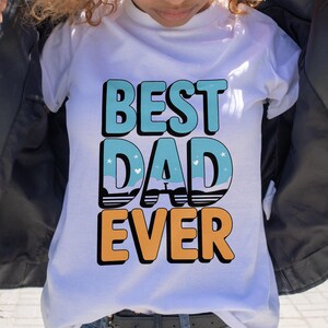 El mejor papá del mundo PNG: diseño de camiseta retro de verano para papá con letras de gafas de sol, divertido día del padre imprimible para regalo de sublimación Cricut.