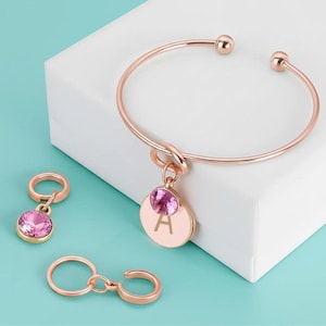 Silver Knot Bracelet Gift For Her, Personalised Christmas Gifts, Best Friend Gift, Maid of Honour Gifts, Sister Birthday Gift, Initial Charm