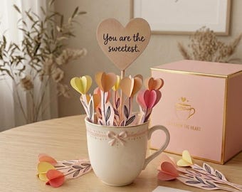 DIY Papierstrauß Vorlage | Druckbare Geschenk Vorlage | Kinder Basteln | Einzigartige handgemachte Geschenkidee | DIY Geschenkidee