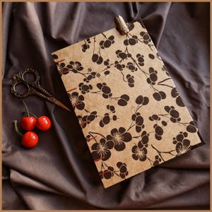 Handmade drawing book with black pages