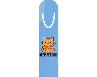 Cat Bookmark - Cute and Funny Feline Page Marker, Cat Lover Gift, Reading Accessory, Bookworm Present, Whimsical Novelty Item, Reading Gifts