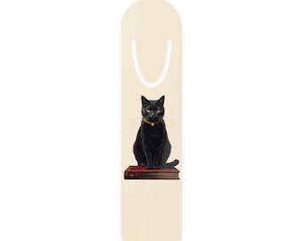Cat Bookmark - Cute Kitty Design, Animal Lover Gift, Reading Accessory, Bookworm Must-Have, Feline Page Marker