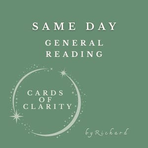 MÊME JOUR | Lecture générale | Lecture de cartes Oracle | Lecture psychique | Intuition | Lecture personnalisée détaillée | Livraison rapide