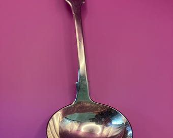 Cool antique silver sauce ladle