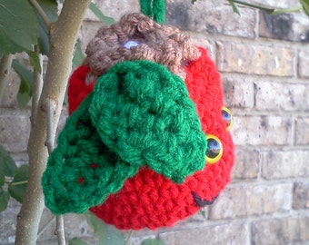 Apple Draw String Purse PDF-Pattern - PATTERN ONLY
