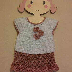 Textured Newborn Dress Pattern PDF, Crochet dress Pattern