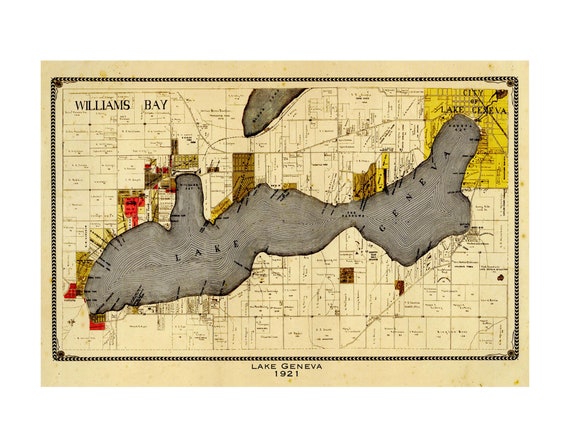 Vintage Map of New York City Reproduction Multiple Sizes11x17-24x36