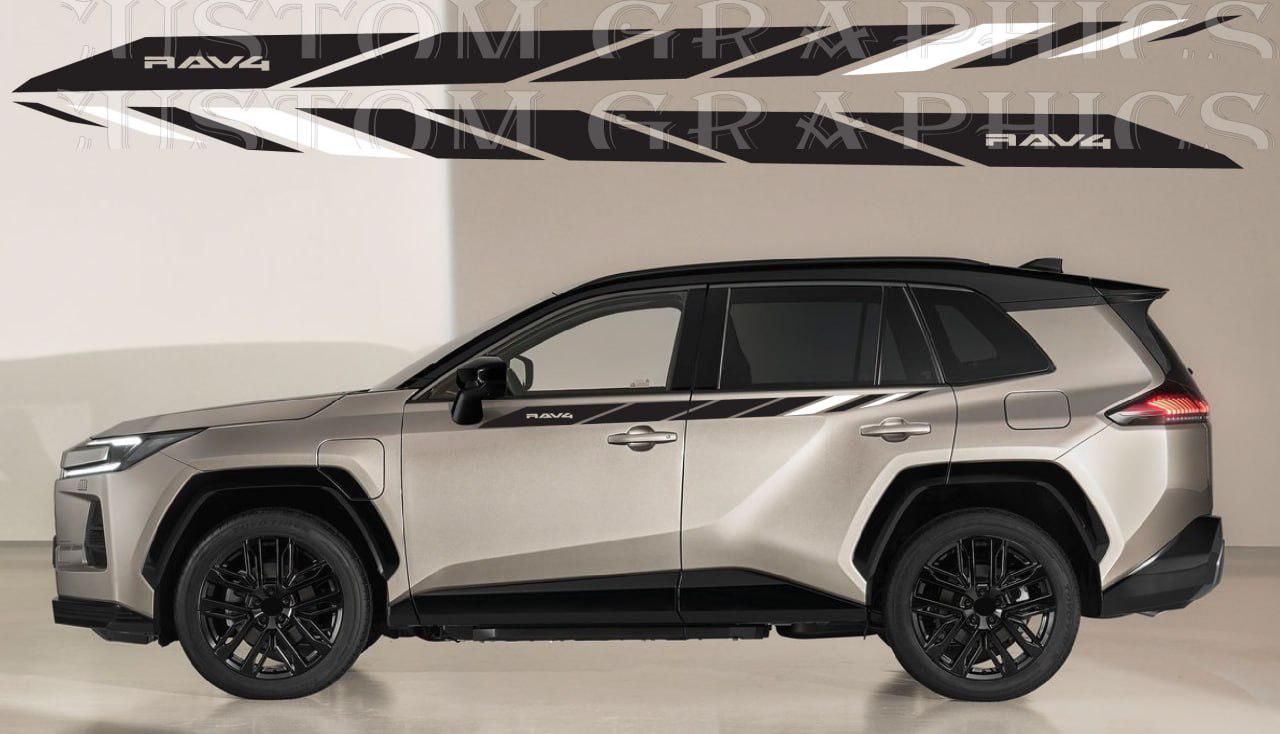 RAV4 Custom Body Line Vinyl Graphics, Sport Style Decals - Etsy