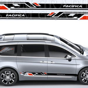 Kit strisce Rally per Pacifica - Decalcomanie in vinile per SUV Adventure