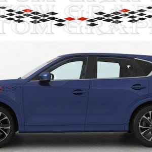 Mazda CX-5 Racing-Inspired Vinyl Stickers: Sporty Custom Graphics