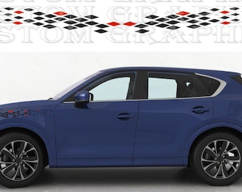 Kit strisce Rally per Mazda CX-80 - Decalcomanie in vinile per SUV Adventure