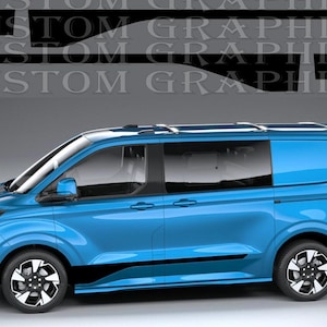 Kit strisce Rally per Transit Custom Sport - Decalcomanie in vinile per SUV Adventure