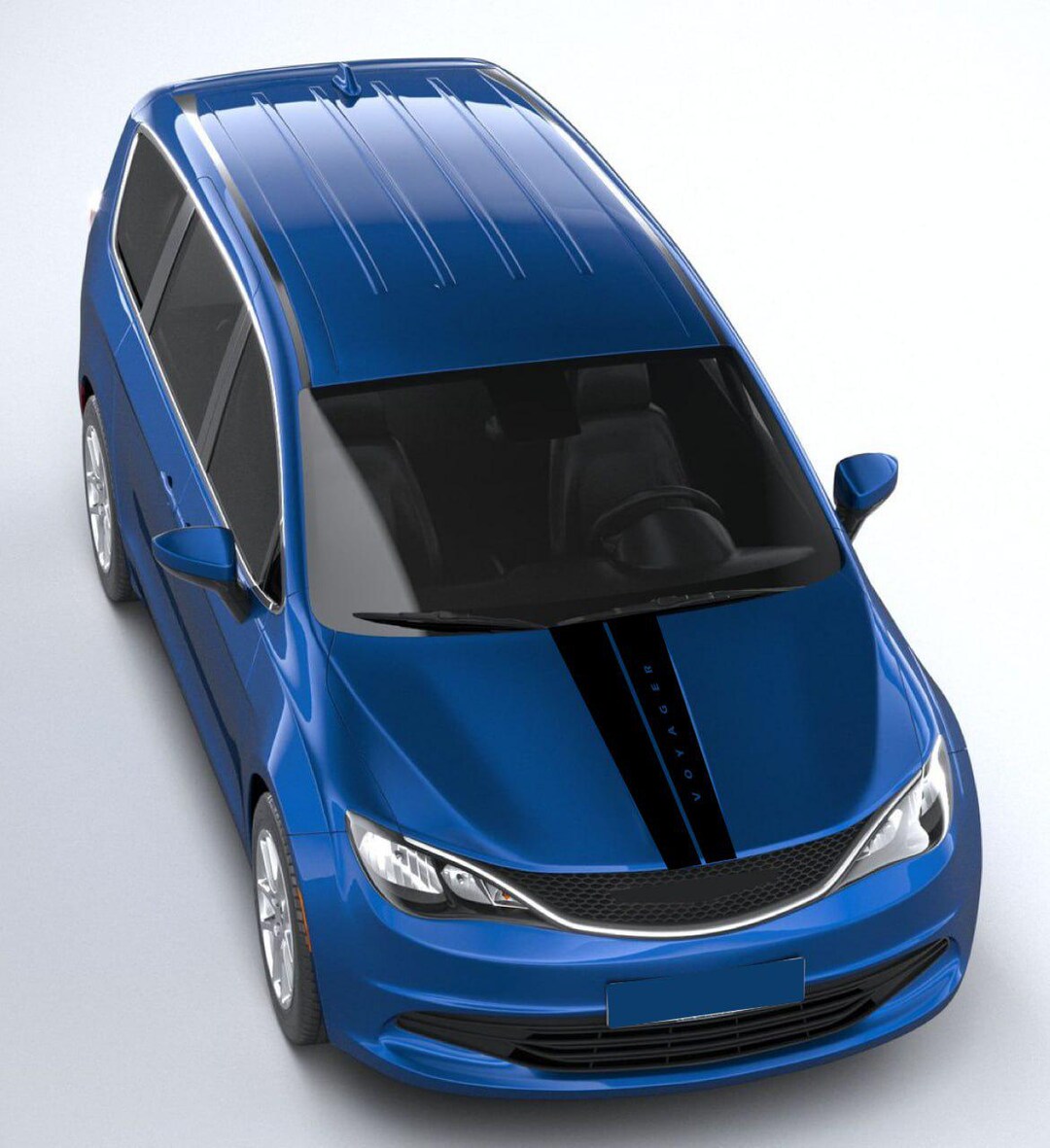 New Hood Stickers Full-length Side Decals for Modern Minivan - Etsy