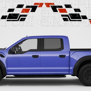 F-150 Truck Decals: Racing Style Vinyl Overlay