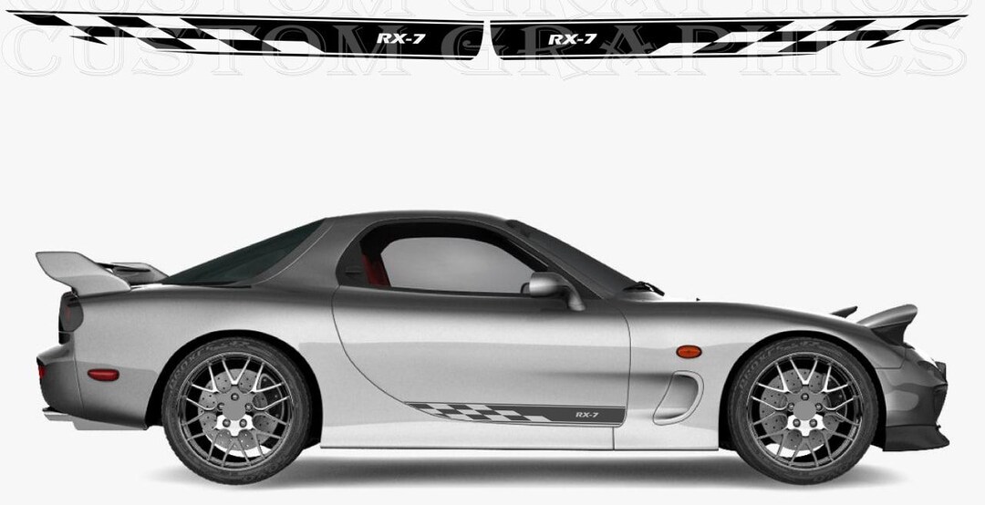 Pinstiped Rx7 New Retro Inspired Stripes – RX-7 Vinyl Decal Set - Etsy