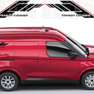 Strisce Rally per Transit Courier – Kit Grafico Sportivo in Vinile Stile Rally