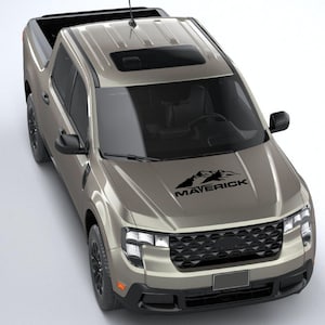Decalcomanie Maverick Racing – Coppia di adesivi in vinile personalizzati – Grafica sportiva per SUV elettrico