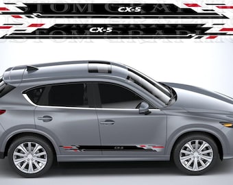 Kit de bandes Rally pour Mazda CX-5 – Autocollants en vinyle pour SUV Adventure