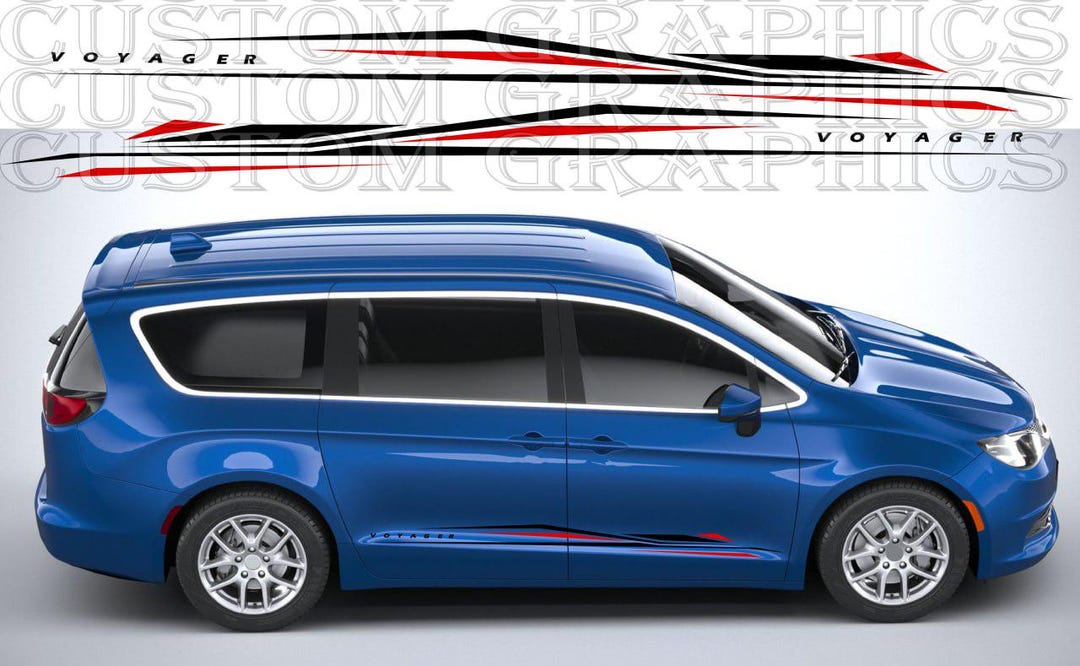 Voyager Minivan Vinyl Decal Kit: Sporty Side Graphics - Etsy