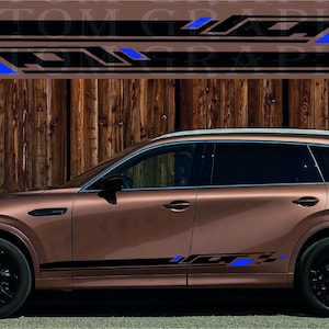 Racing Vinyl Stickers for Mazda CX-80 – Not Factory Product