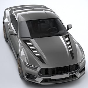 Decalcomanie Mustang Racing – Coppia di adesivi in vinile personalizzati – Grafica sportiva per SUV elettrico