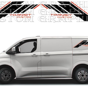 Kit strisce Rally per Transit Custom Sport - Decalcomanie in vinile per SUV Adventure