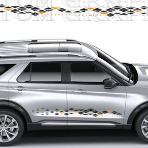 Kit strisce Rally per Explorer - Decalcomanie in vinile per SUV Adventure