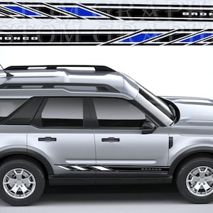 Kit strisce Rally per Bronco Sport - Decalcomanie in vinile per SUV Adventure