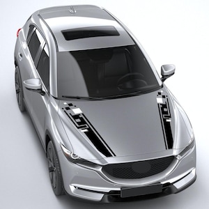 Mazda CX-5 Hood Stripe Vinyl Decals: Sporty Custom Styling