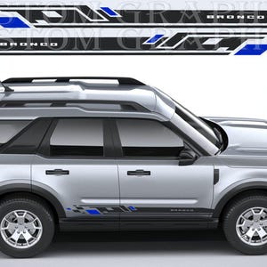 Kit strisce Rally per Bronco Sport - Decalcomanie in vinile per SUV Adventure